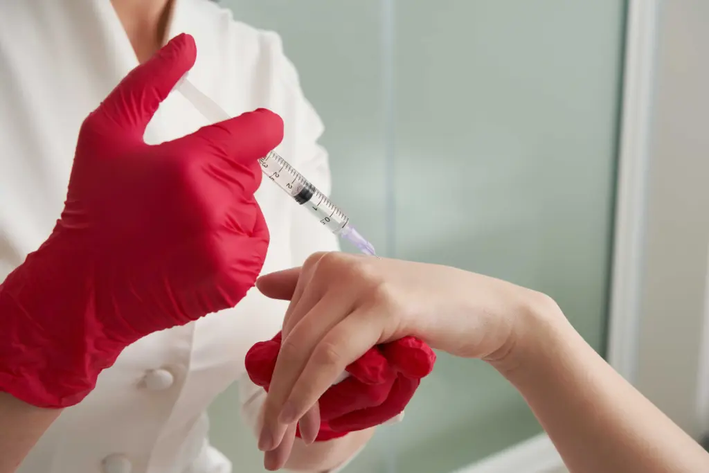 Dermal filler injection for hand rejuvenation treatment in Scottsdale, AZ to restore volume and reduce signs of aging.